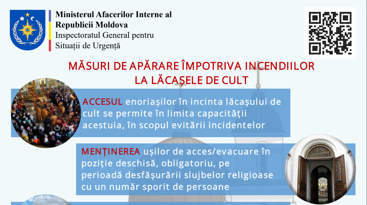  Anunț informativ privind prevenirea incendiilor în perioada sărbătorilor Pascale