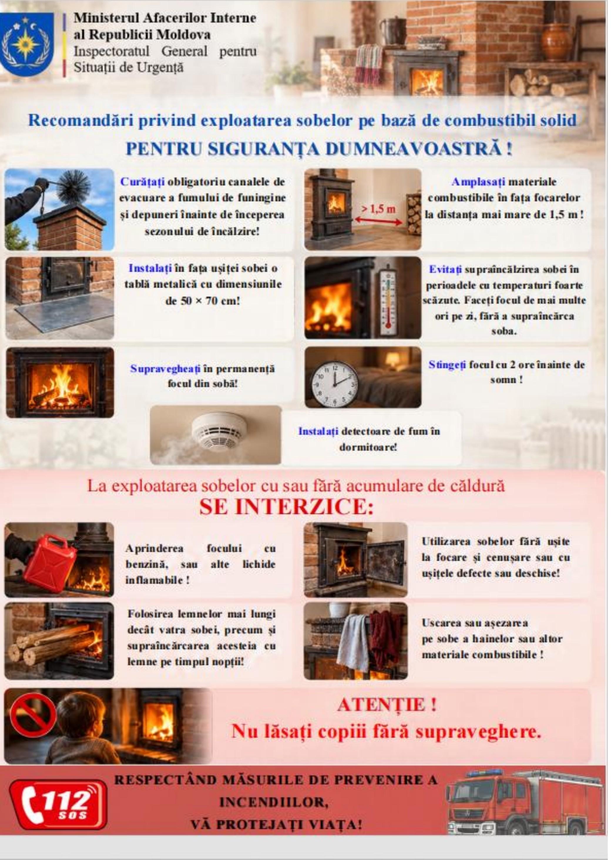  ANUNȚ | Măsuri de prevenire a riscurilor în perioada rece a anului 2026–2027