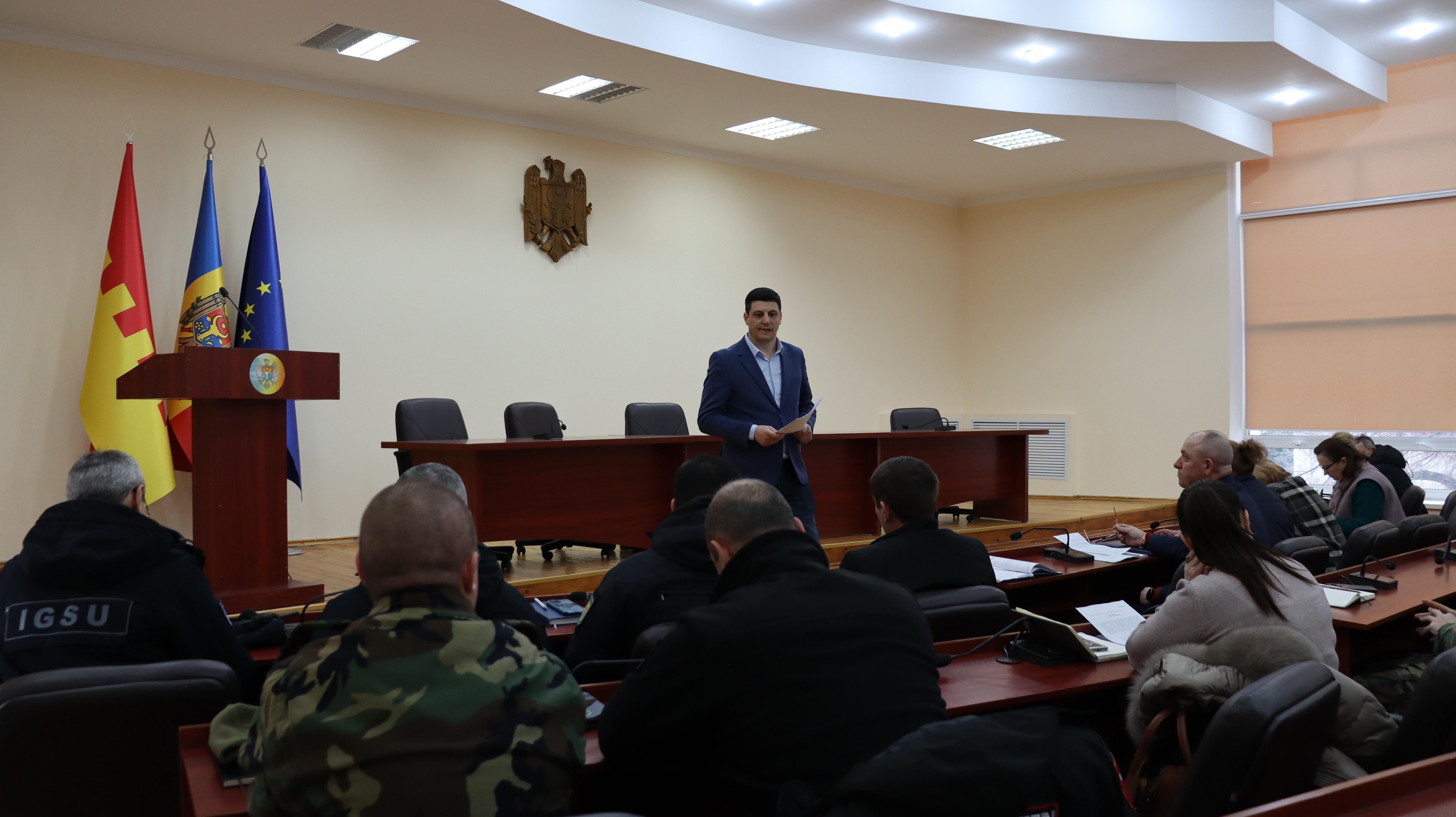  Ședința Comisiei pentru Situații Excepționale a raionului Cahul