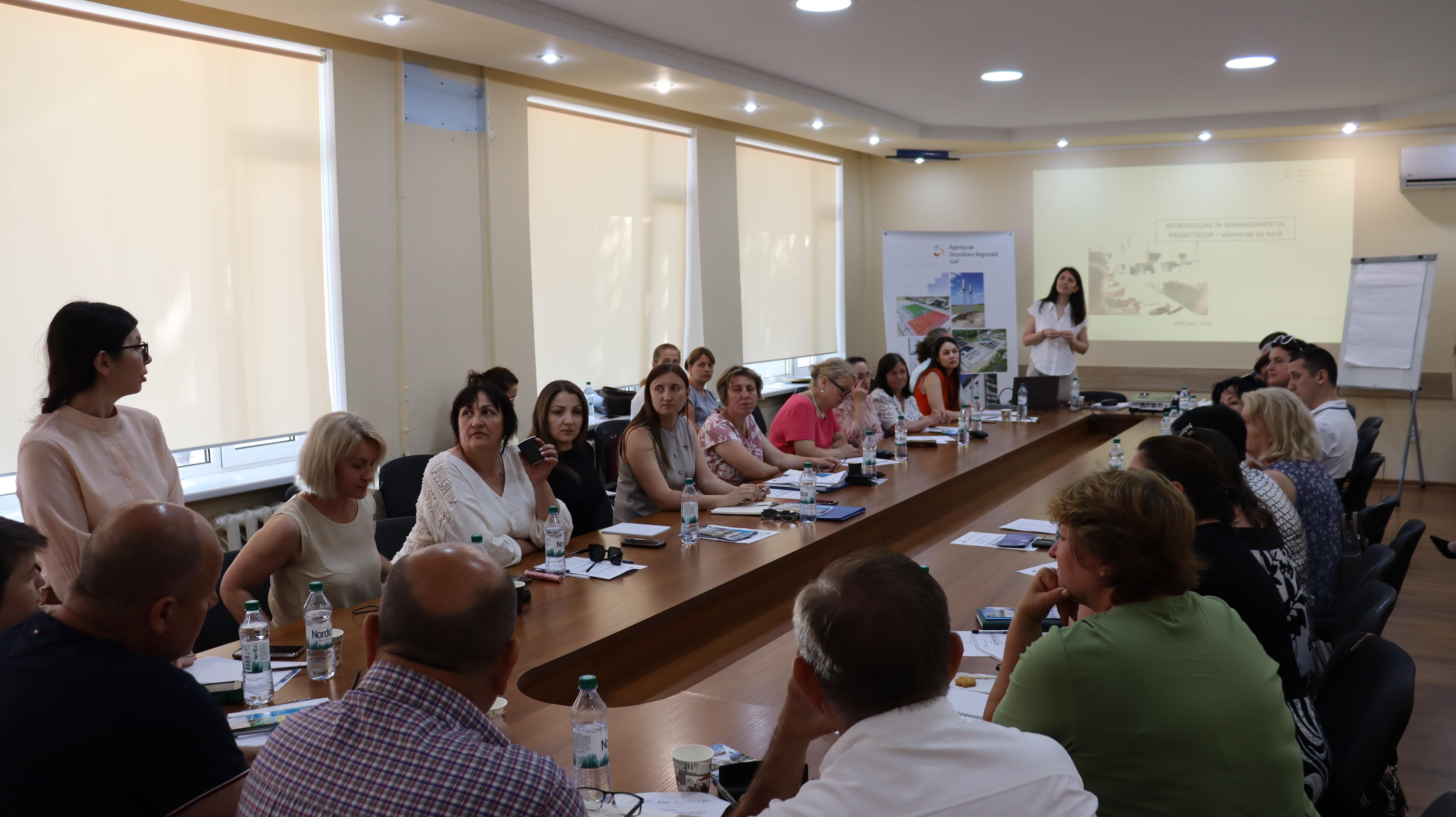  Instruire dedicată consolidării capacităților autorităților publice locale în domeniul managementului proiectelor